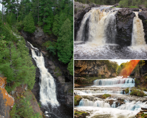 Breathtaking Waterfalls in Wisconsin You Can Visit on a Scenic Road Trip cover photo collage