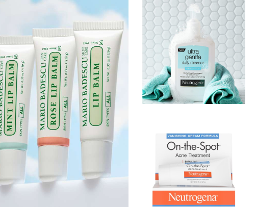 Acne prone skin must haves🧼 cover photo collage