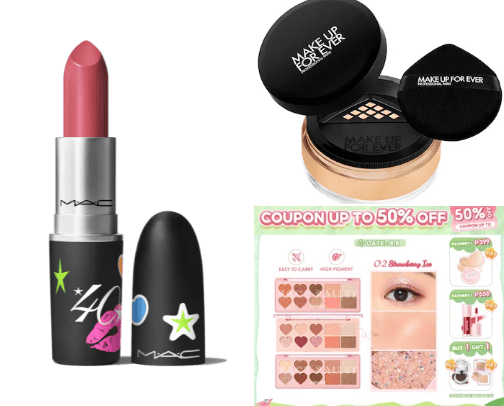 Make up💄 cover photo collage