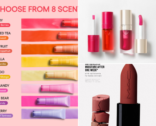 Make up and self-care products for everyday use cover photo collage