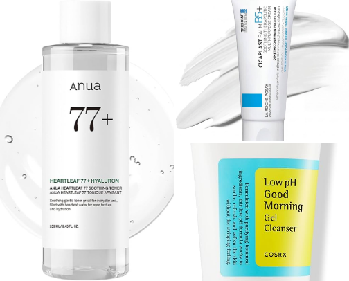Products that helped me a lot to recover from severe breakouts cover photo collage