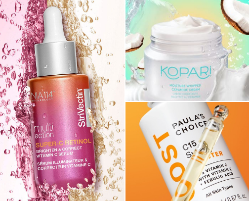 Skincare for Brighter Skin cover photo collage
