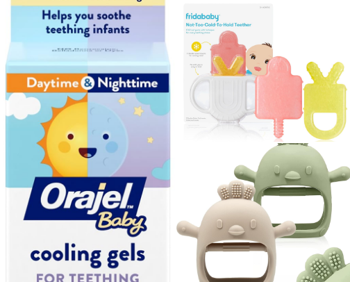 Teething baby? Have no fear!!! cover photo collage