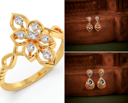 Gold & Diamond cover photo collage