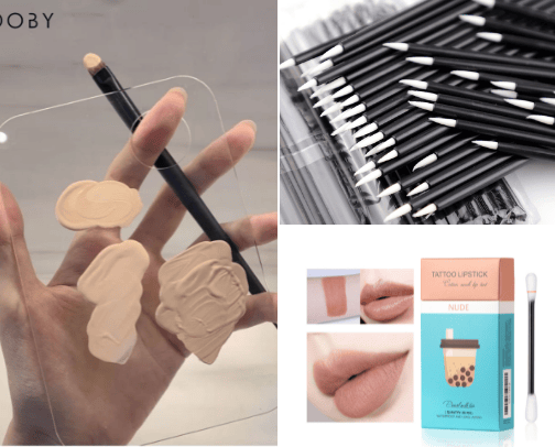 TikTok Aliexpress makeup haul pt.1 cover photo collage