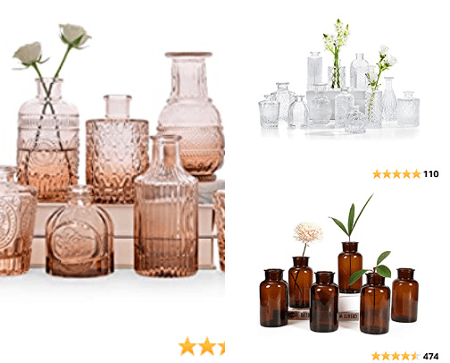Timeless Bud Vases cover photo collage