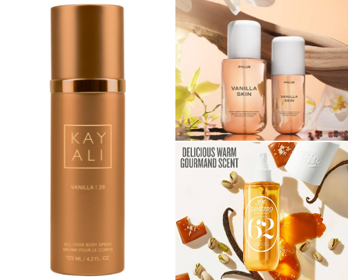 Sweet & Long Lasting Body Mists cover photo collage