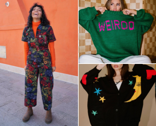 Dopamine dressing - vibrant clothes to brighten up your life! cover photo collage