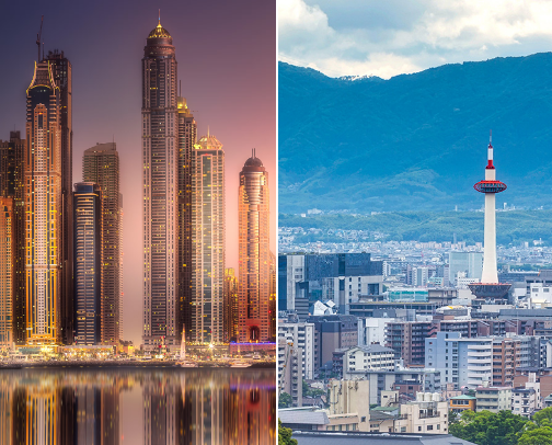 Best places to travel cover photo collage