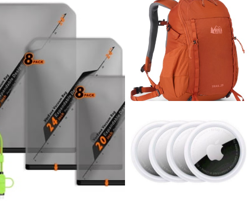 travel essentials 🧳 cover photo collage