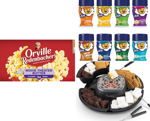 Movie Time Snacks and Favorites cover photo collage