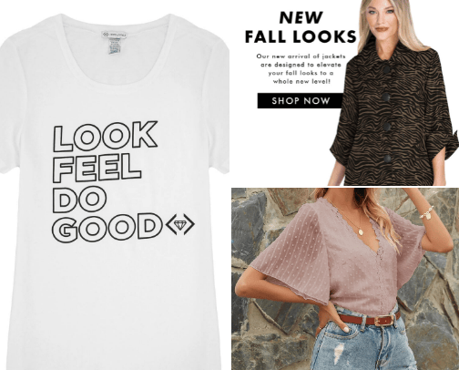Men's and women's wardrobe cover photo collage
