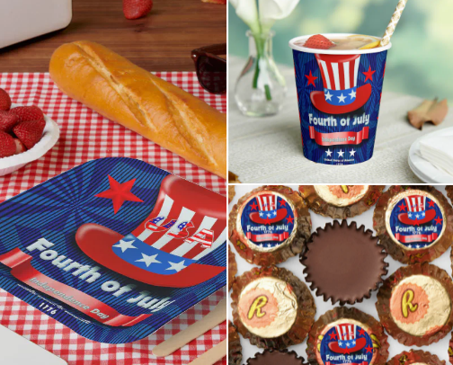 FOURTH OF JULY PARTY CELEBRATION cover photo collage