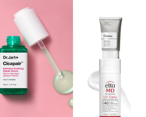 Skincare that calmed my rosacea cover photo collage