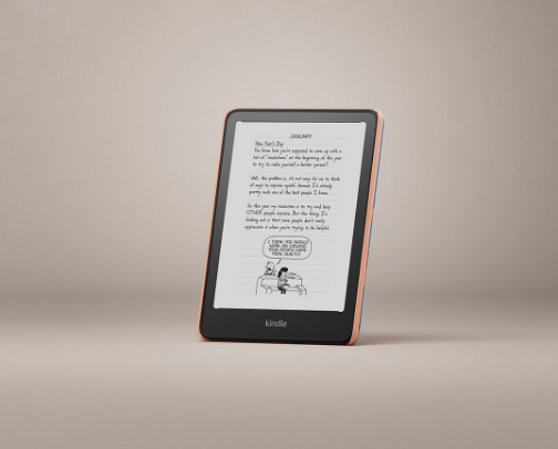 Kindle e-reader cover photo collage