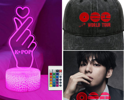 BTS Army Merchandise cover photo collage