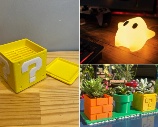 Super Mario Products & Accessories cover photo collage