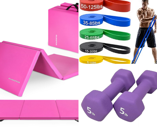 Fitness Must Haves cover photo collage