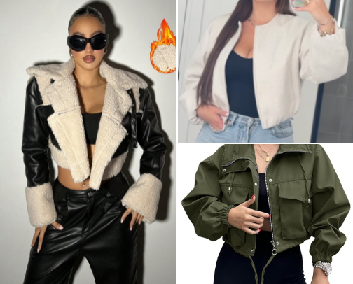 Jackets that I adore 🩵 cover photo collage
