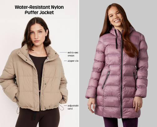 My favorite winter coats cover photo collage