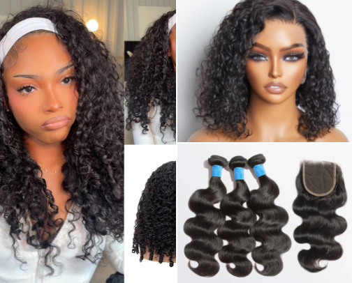 Good Wigs & Bundles also (affordable) cover photo collage