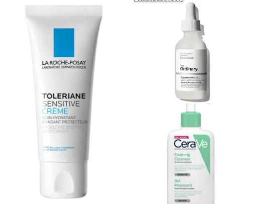 Skincare Product Guide for Different Skin Types cover photo collage