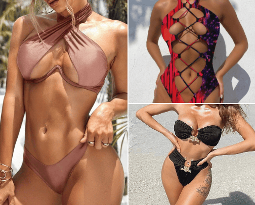 Swimsiuts cover photo collage
