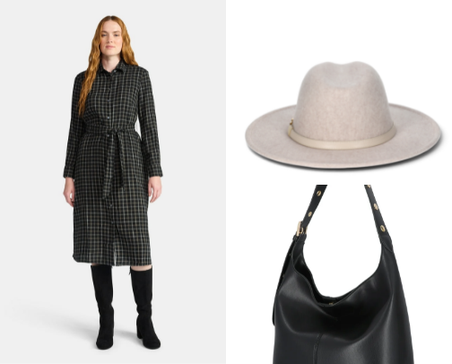 Affordable Fashion 🖤 Fall Plaid Dress cover photo collage