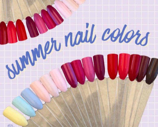 Nail polishes for summers 💅🏼☀️ cover photo collage