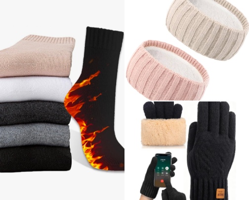Cold Holiday/Weather Essentials cover photo collage