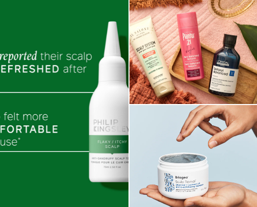 Scalp Care🎀 cover photo collage