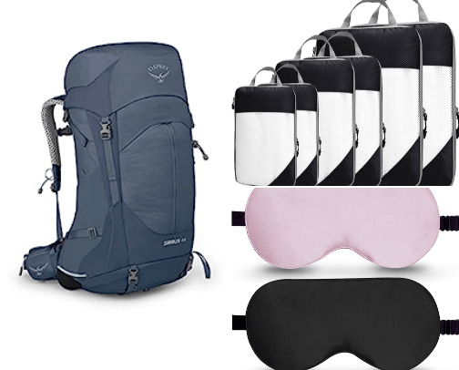 BACKPACKING ESSENTIEL cover photo collage