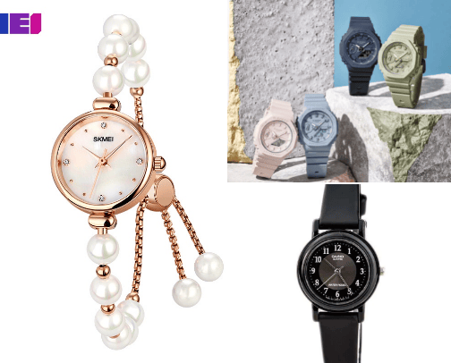 Watches for women are very stylish and cool cover photo collage