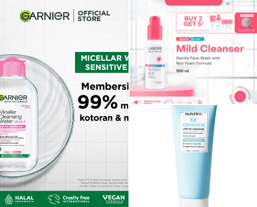 Sensitive Skin Care Ritual cover photo collage
