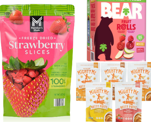 Snack attack. cover photo collage