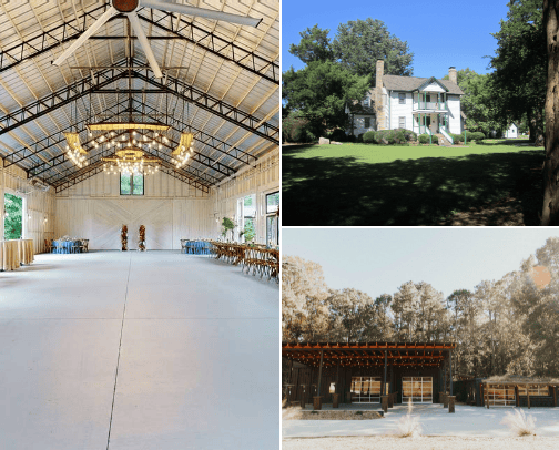 Wendell, NC Wedding Venues cover photo collage