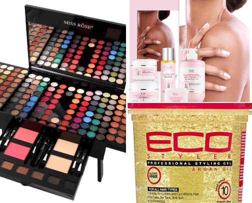 Beauty and Skin Care cover photo collage