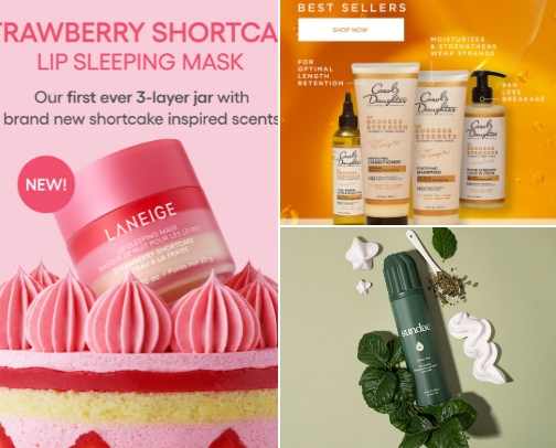 My Go-To Hair and Body Products cover photo collage