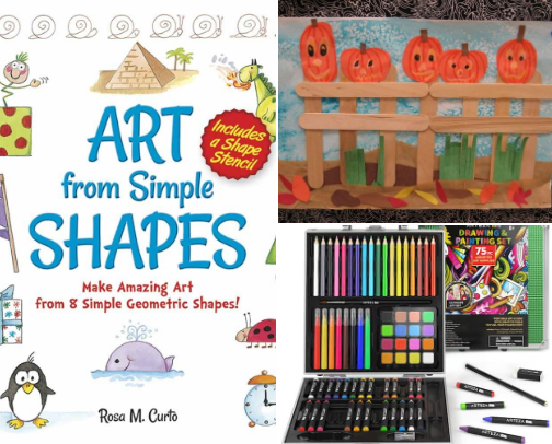 Art & Crafts / Books for Toddlers cover photo collage