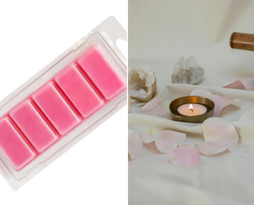 Wax melt necessities cover photo collage