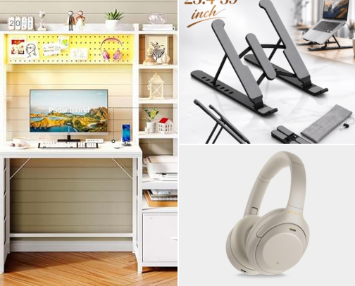 Work From Home Desk Essentials You Need cover photo collage