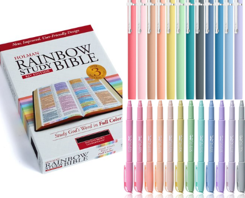 Favorite bible study supplies! cover photo collage