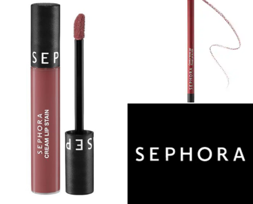 Makeup products cover photo collage