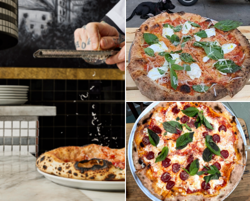 Places to Eat the Best Pizza in NYC cover photo collage