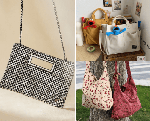 Bag👜 cover photo collage