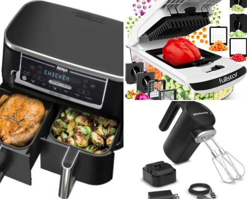 Kitchen Gadgets That Save Hours: Must-Have Cooking Essentials Recommendations cover photo collage