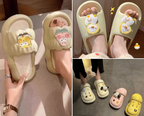 sendal lucu cover photo collage