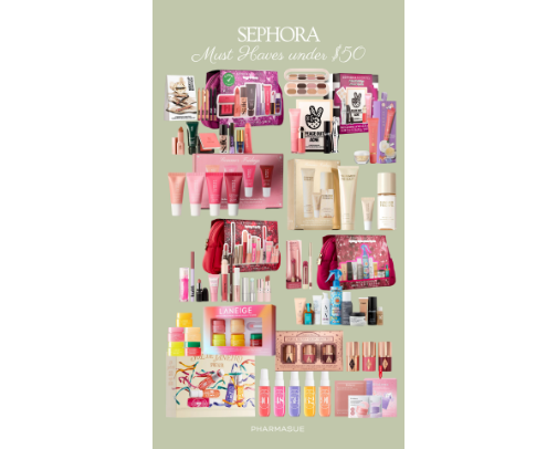 Sephora Must have under $50 cover photo collage