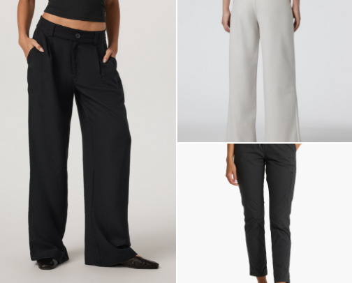 Women's jeans & pants that are actually flattering cover photo collage