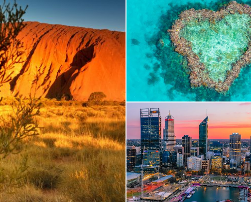 Australian Travel cover photo collage